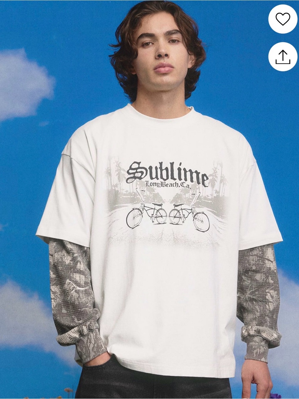 Tilly’s Men’s Sublime Long Beach Boxy Tee